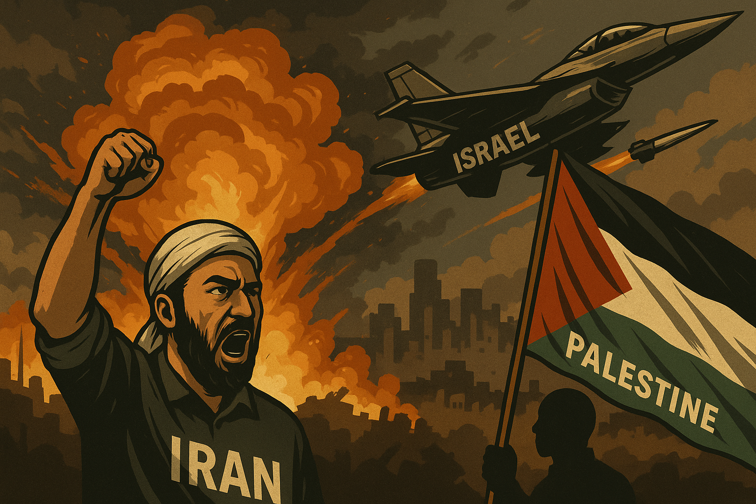 Eskalasi Israel-Iran, Palestina Terabaikan, Indonesia Bertahan?